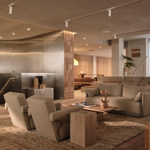 Norm Architects از “فرم های طبیعی” و جزئیات فولادی برای فضای داخلی خانه Chancery استفاده می کند